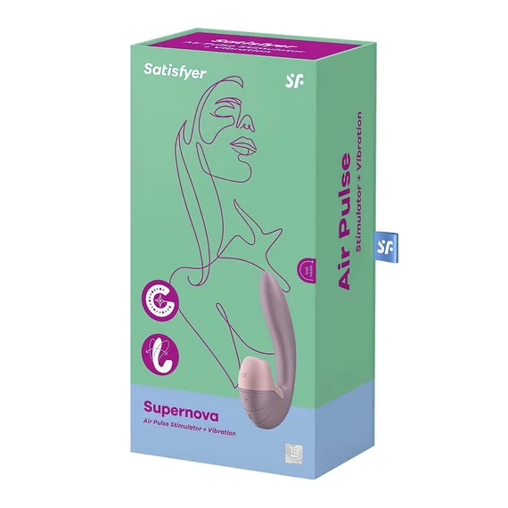 Satisfyer Supernova - nabíjací dvojfunkčný vibrátor (ružový)