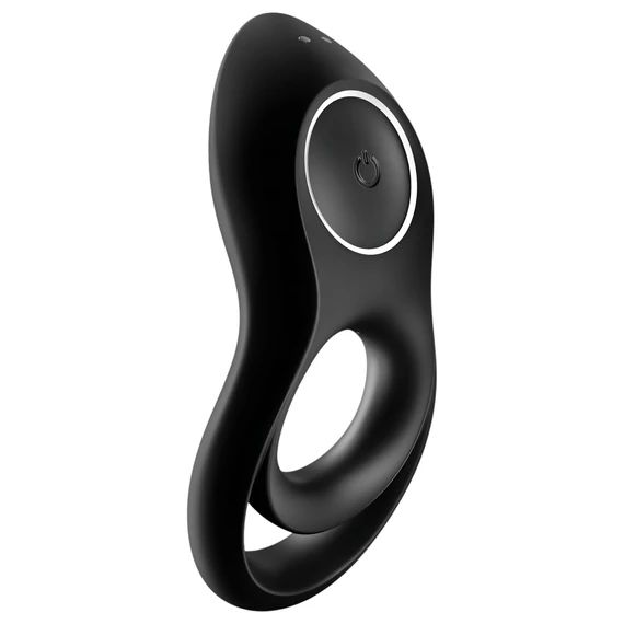 Satisfyer Legendary Duo - nabíjací vibračný krúžok na penis (čierny)