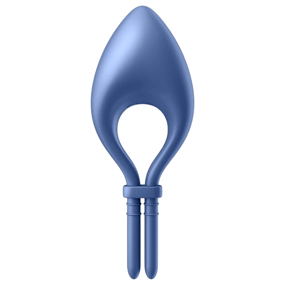 Satisfyer Bullseye - inteligentný vibračný krúžok na penis (kráľovská modrá)