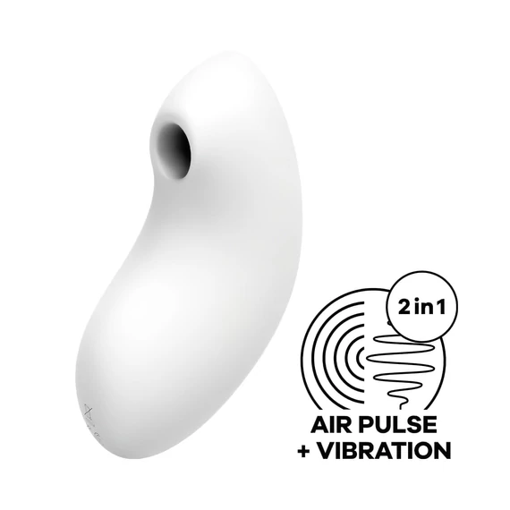 Satisfyer Vulva Lover 2 - vzdušný klitorálny vibrátor (biely)