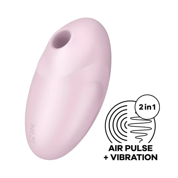 Satisfyer Vulva Lover 3 - akku, tlakový stimulátor klitorisu (ružový)