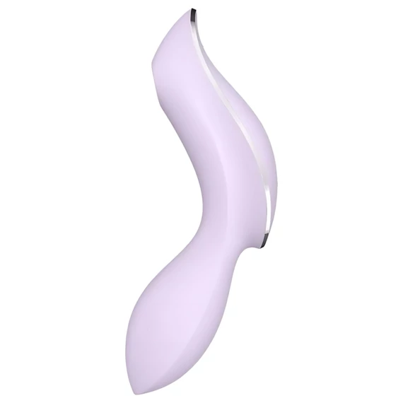 Satisfyer Curvy Trinity 2 - 2v1 vibrátor s vlnami (fialový)