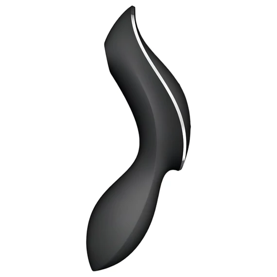 Satisfyer Curvy Trinity 2 - čierny 2v1 vibrátor s vlnami