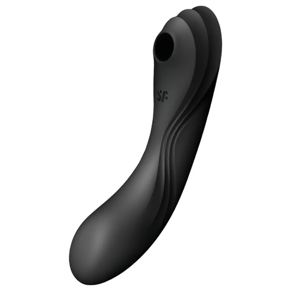 Satisfyer Curvy 2v1 vibrátor čierny - vzrušujúca vlna rozkoše