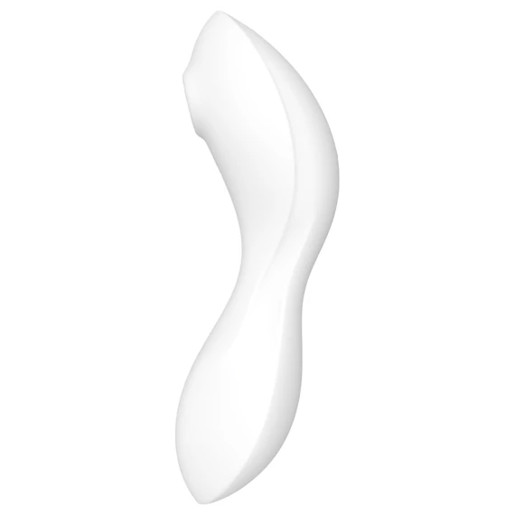 Satisfyer Curvy Trinity 5+ - šikovný 2v1 vibrátor (biely)