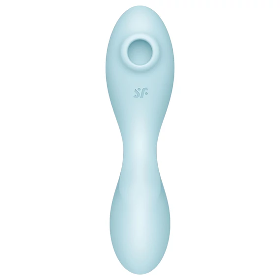 Satisfyer Curvy Trinity 5+ - inteligentný 2v1 vibrátor (modrý)