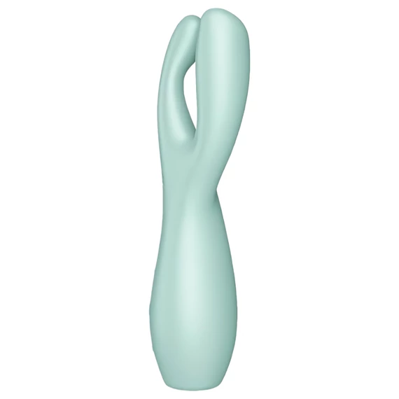 Satisfyer Trojka 3 - nabíjací klitorisový vibrátor (mentol)