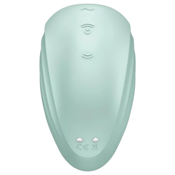 Satisfyer Pearl Diver - akumulátorový, vlnivý klitorisový vibrátor (mätový)