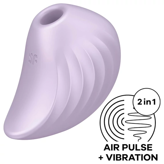 Satisfyer Pearl Diver - akku, vzrušujúci fialový vibrátor pre klitoris