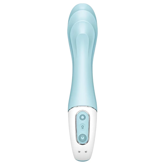 Satisfyer Air Pump 5 - inteligentný modrý pumpovací vibrátor