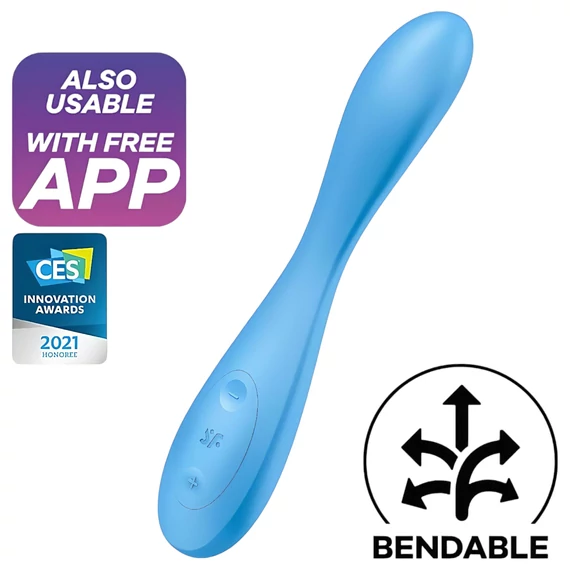 Satisfyer G-spot Flex 4 - Smart G-bod vibračný prístroj (tyrkysový)