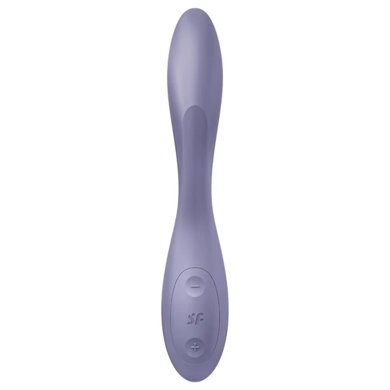 Satisfyer G-spot Flex 2 - nabíjateľný vodotesný G-bod vibrátor (fialový)