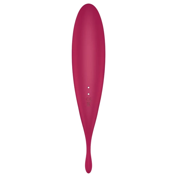 Satisfyer Twirling Pro - múdra 2v1 klitorisová vibrácia (červená)