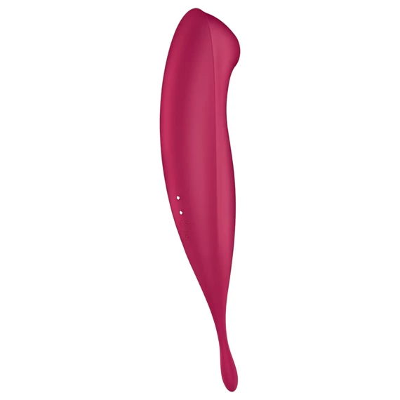 Satisfyer Twirling Pro - múdra 2v1 klitorisová vibrácia (červená)