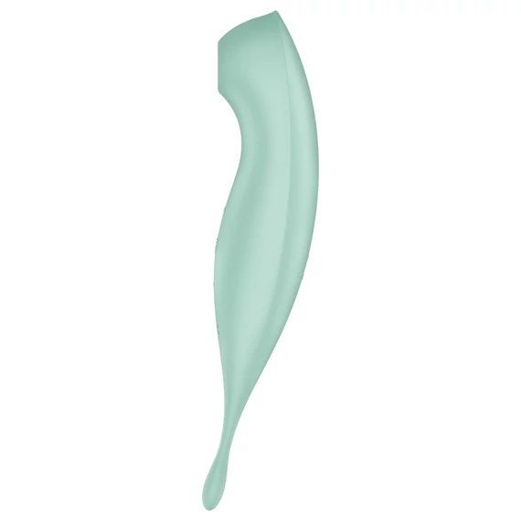 Satisfyer Twirling Pro - múdry 2v1 klitorisový vibrátor (mentol)