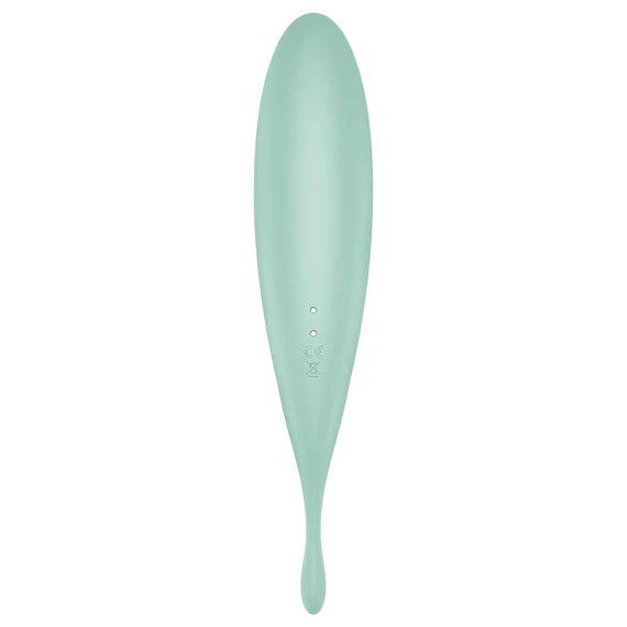 Satisfyer Twirling Pro - múdry 2v1 klitorisový vibrátor (mentol)