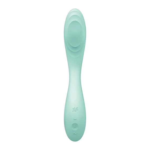 Satisfyer Rrrolling - nabíjateľný G-bod vibrátor s valčekmi (mätový)