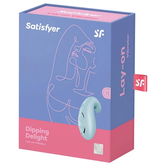 Satisfyer Dipping Delight - modrý aku klitorisový vibrátor