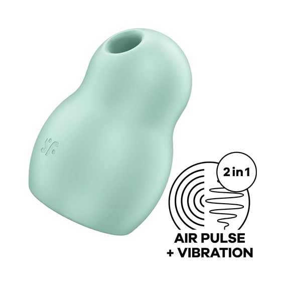 Satisfyer Pro To Go 1 - akumulátorový, tlakový stimulátor klitorisu (mentol)