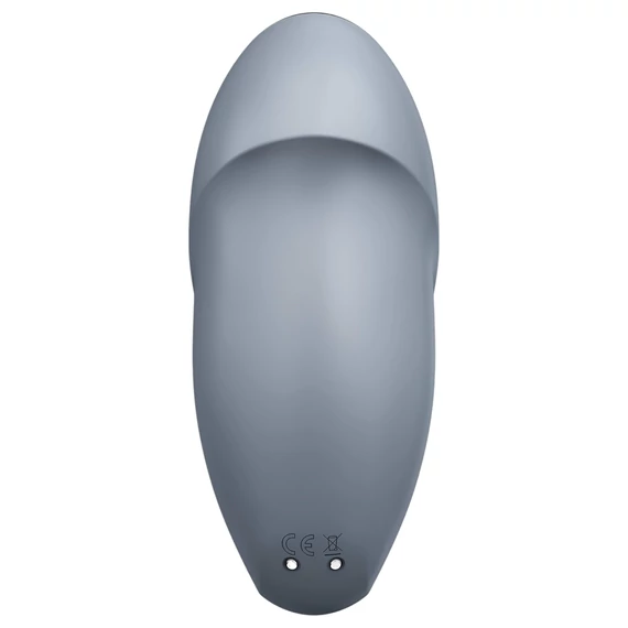 Satisfyer Tap & Climax 1 - 2v1 vibrátor a klitoris stimulátor (sivý)