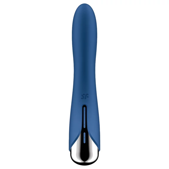 Satisfyer Spinning Vibe 1 - modrý G-bod vibrátor s rotujúcou hlavou