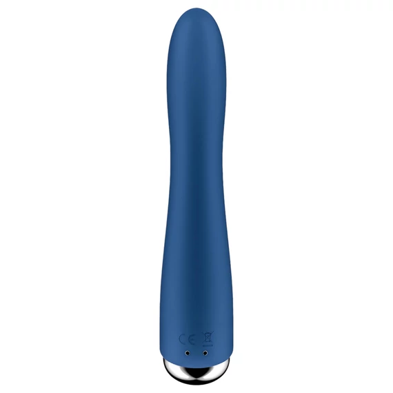 Satisfyer Spinning Vibe 1 - modrý G-bod vibrátor s rotujúcou hlavou