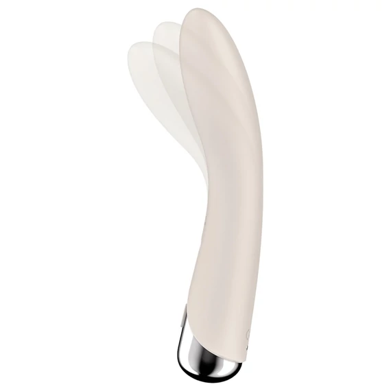 Satisfyer Spinning Vibe 1 - otočný G-bod vibrátor (béžový)