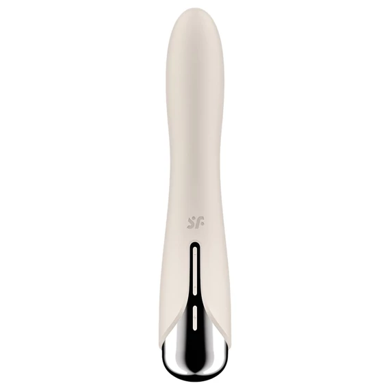 Satisfyer Spinning Vibe 1 - otočný G-bod vibrátor (béžový)
