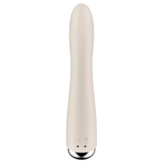 Satisfyer Spinning Vibe 1 - otočný G-bod vibrátor (béžový)
