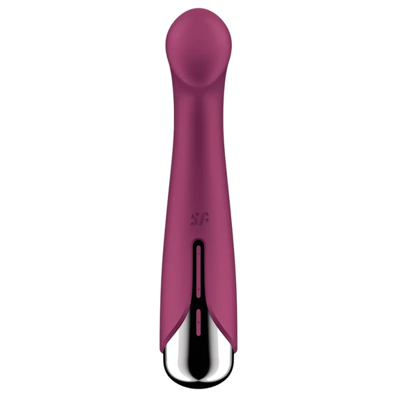 Satisfyer Spinning G-Spot 1 - Červený G-bod vibrátor s rotačnou hlavou