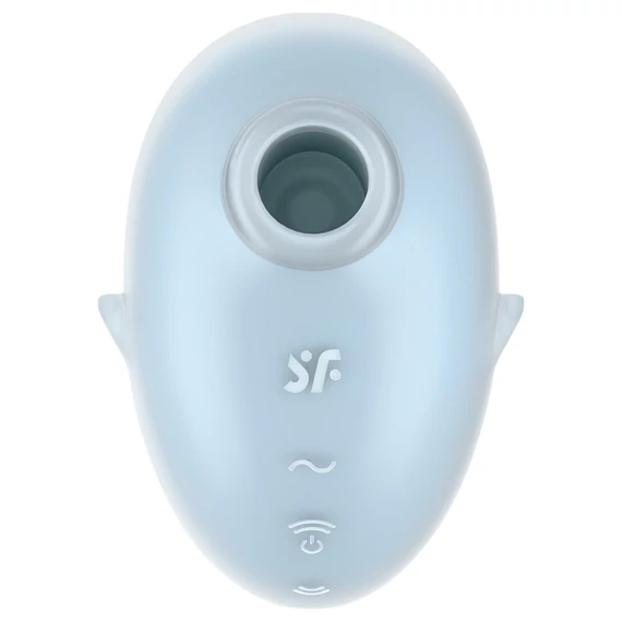 Satisfyer Cutie Ghost - modrý akku stimulátor klitorisu s tlakovou vlnou