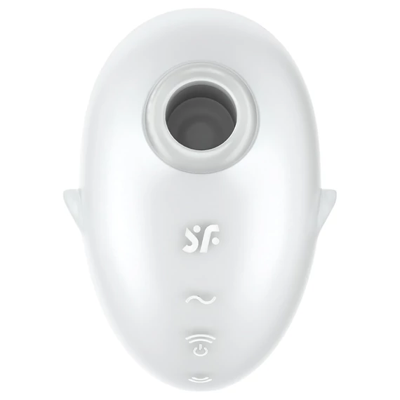 Satisfyer Cutie Ghost - akumulátorový dráždik klitorisu (biely)