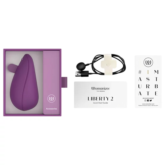 Womanizer Liberty 2 - stimulátor klitorisu (fialový)