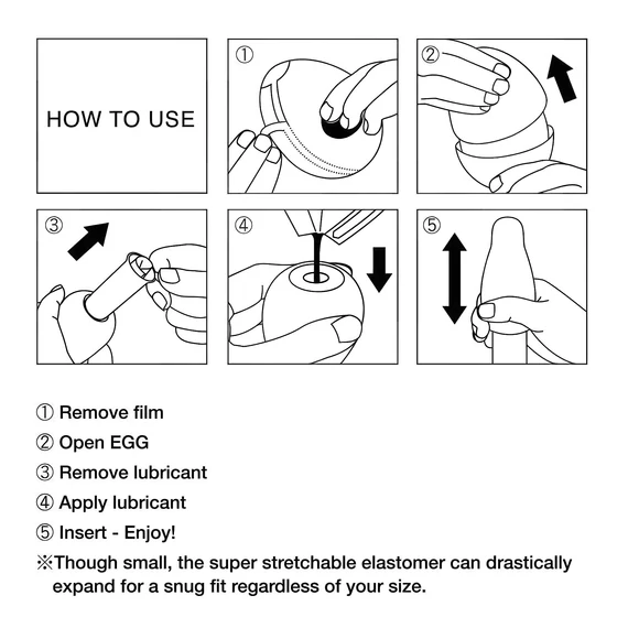 TENGA Egg Ring - vibrujúce vajíčko (6 ks)