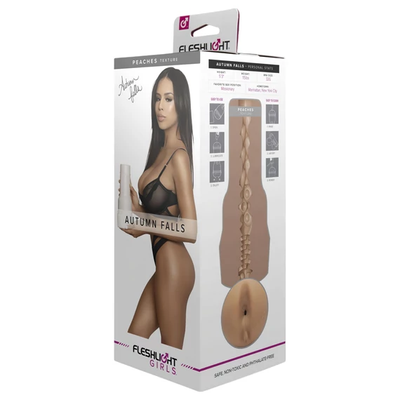 Fleshlight Autumn Falls Peaches - realistický umelecký zadoček (prírodný)