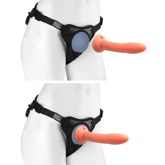 Dillio Body Dock SE - čiernomodré strap-on nohavičky