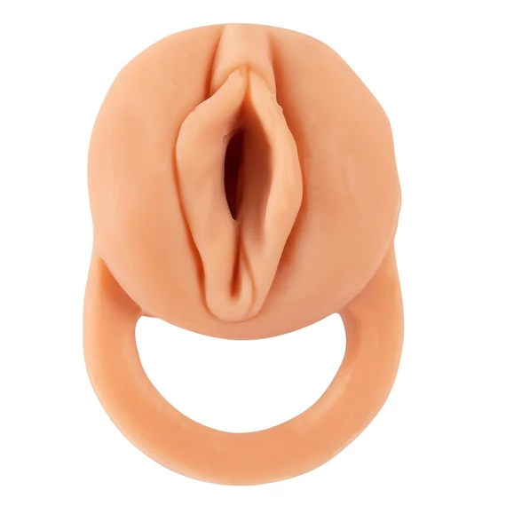 Nature Skin - penis vec s umelou vaginou - 18cm (prírodná farba)