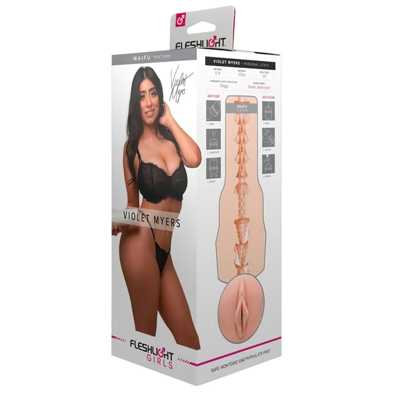 Fleshlight Violet Myers Waifu - realistická vagína (natur)