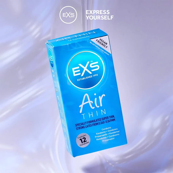 EXS Air Thin - ultra tenké latexové kondómy (12 ks)