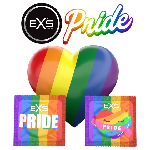 EXS Pride - latex kondómy (144 ks)