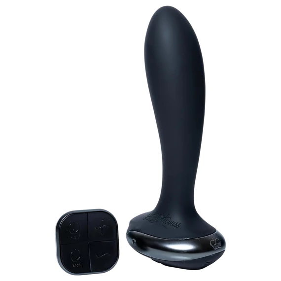 HOT Octopuss PleX Flex - rádiový análny vibrátor (čierny)