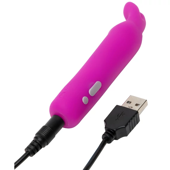 Happyrabbit Bullet - nabíjací zajačik vibrátor (fialový)
