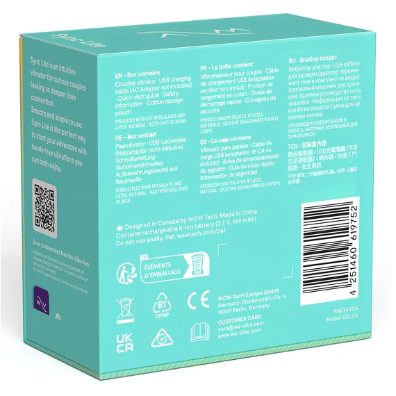 We-Vibe Sync Lite - chytrý páršuter (zelený)