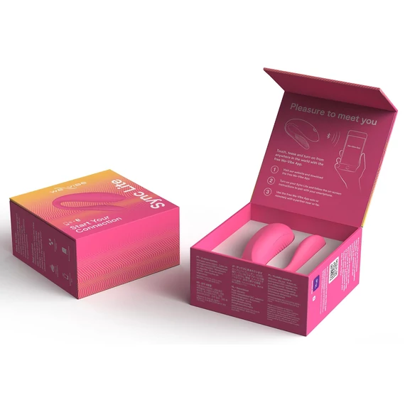 We-Vibe Sync Lite - inteligentný pár vibrátor (ružový)