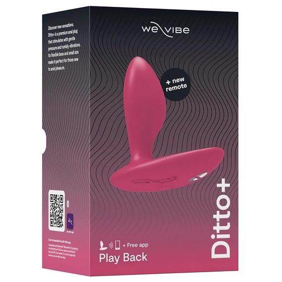 We-Vibe Ditto+ - smart análne vibrátor s akumulátorom (ružový)