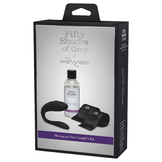 Odtiene sivej Moving as One set + We-Vibe Sync Lite