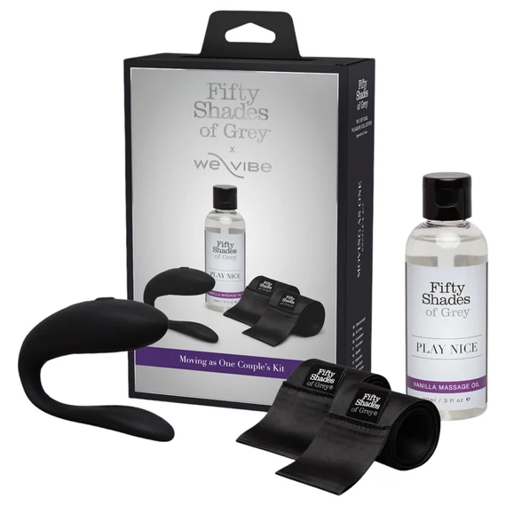 Odtiene sivej Moving as One set + We-Vibe Sync Lite