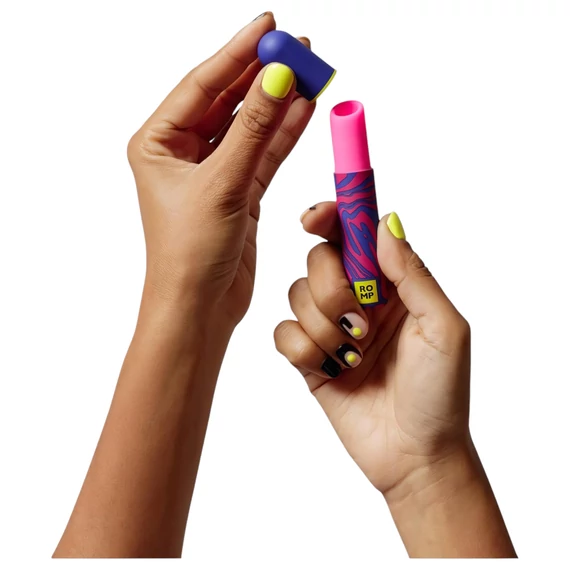 ROMP Lipstick - akumulátorový stimulátor klitorisu (ružový)