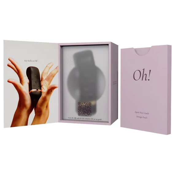 The Handy Oh! - ResoTouch Vibrátor (čierny)