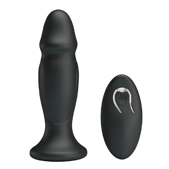 MR. PLAY - bezdrôtový anál vibrátor (čierny)